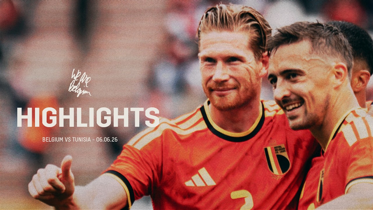 Belgium 5-0 Tunisia | The perfect send-off to the World Cup | #REDDEVILS