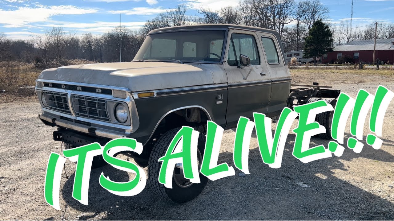 1976 f250 BODYSWAP to 2002 dodge 3500 CUMMINS 6speed….DONE!!!