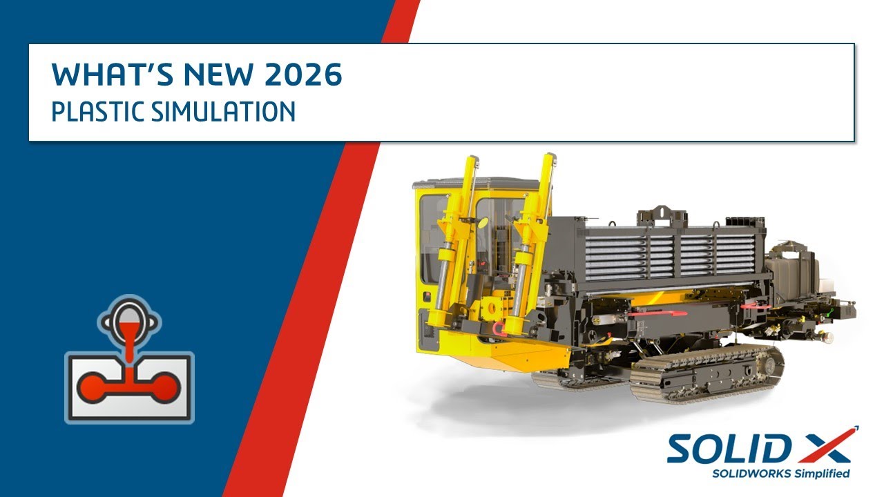 Что нового в SOLIDWORKS 2026 &mdash; Моделирование обработки пластмасс