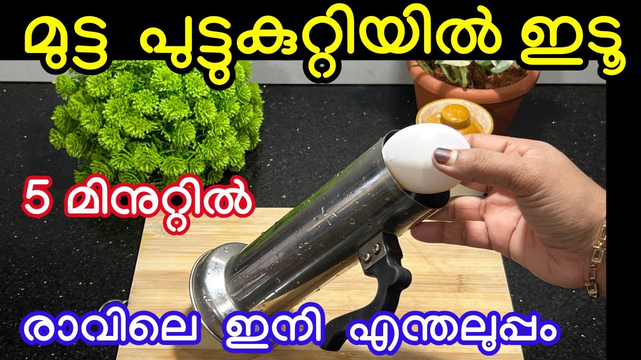 മുട്ട പുട്ട് കുറ്റിയിൽ എട്ട് നോക്കൂ വെറും 5 മിനുട്ടിൽ അടിപൊളി പലഹാരം രാവിലെ ഇനി എന്തലുപ്പം