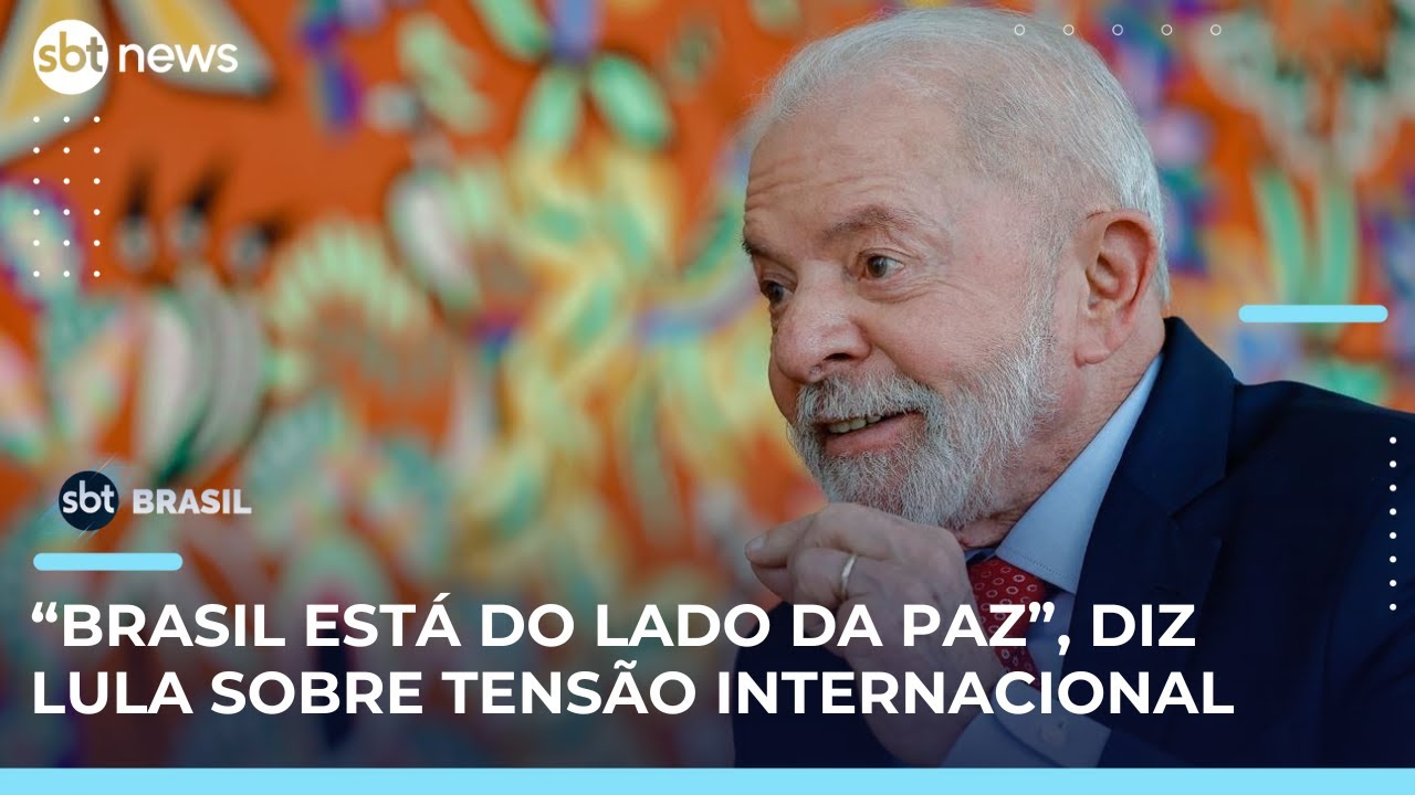 Lula sobre tensão entre EUA e Venezuela: “Brasil vai ficar do lado da paz” | #SBTBrasil