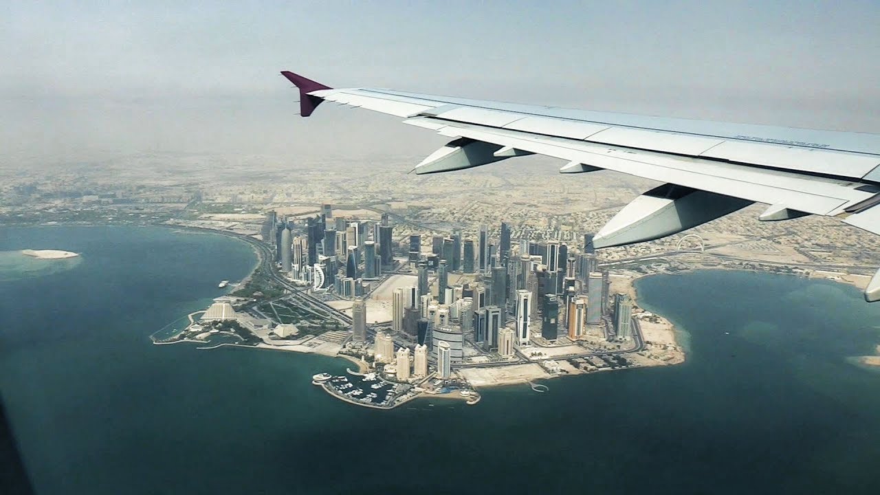 Qatar Airways A321 Takeoff Doha