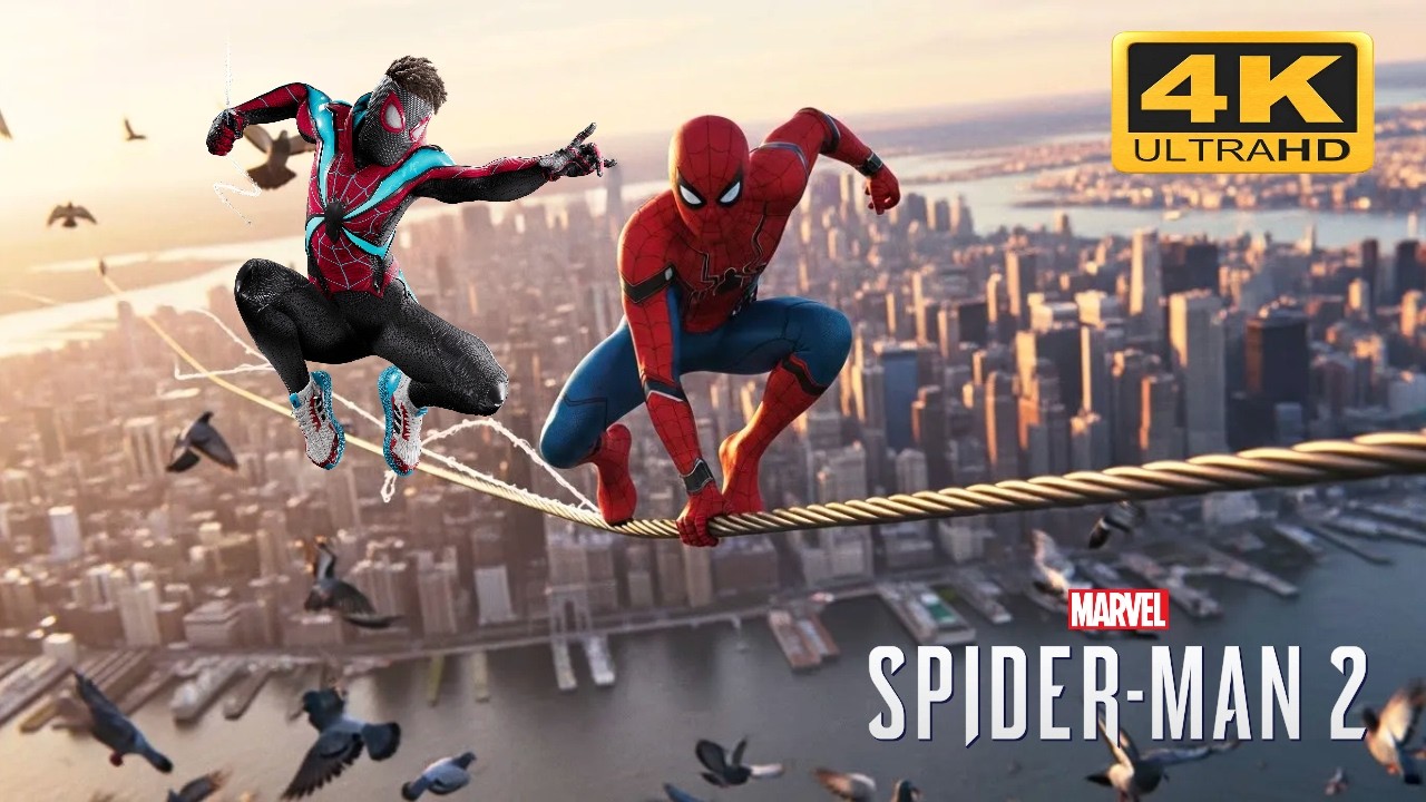 Spider-Man 2 No Web Challenge: Extreme Parkour Across Every Bridge