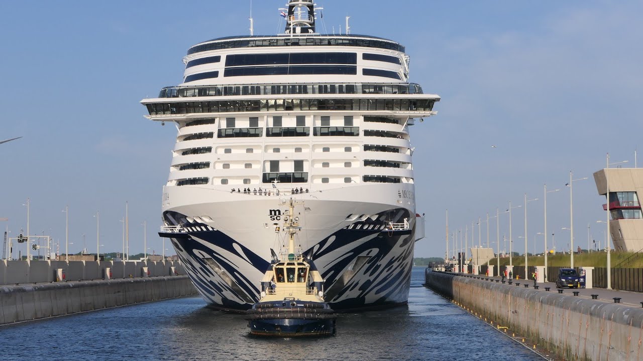 Shipspotting Amsterdam 06 2023  MSC Euribia  & Norwegian Prima