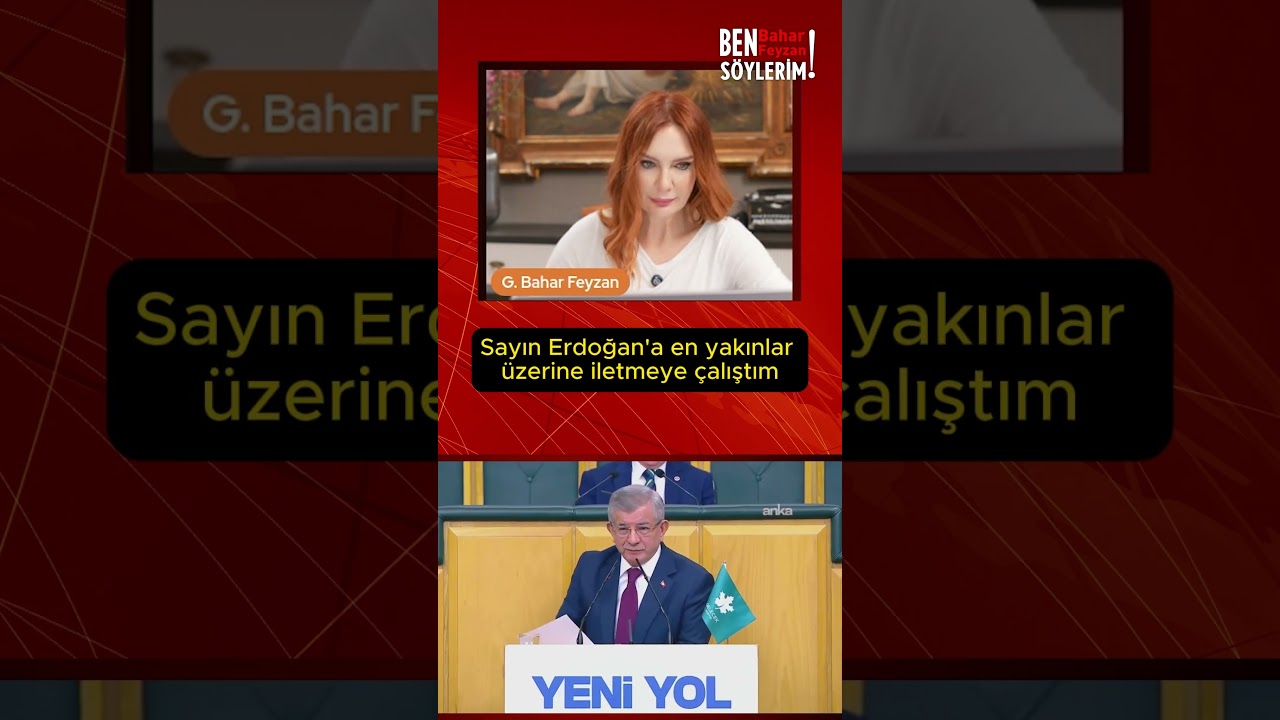 DAVUTOĞLU YİNE ERDOĞAN'A MEKTUP YAZMIŞ!