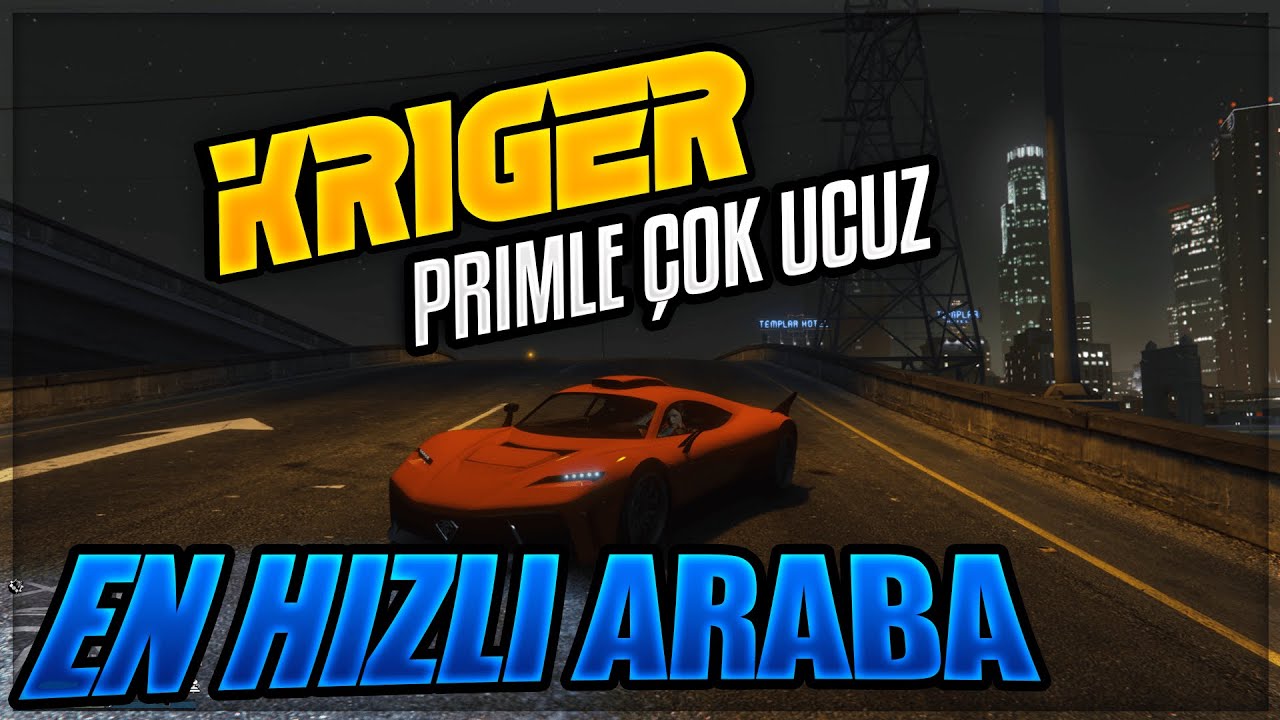 Prime ile iki 5 Milyon Karlı çıkın! GTA yıldızı en hızlı süper araba Krieger modifiye ve Teseract