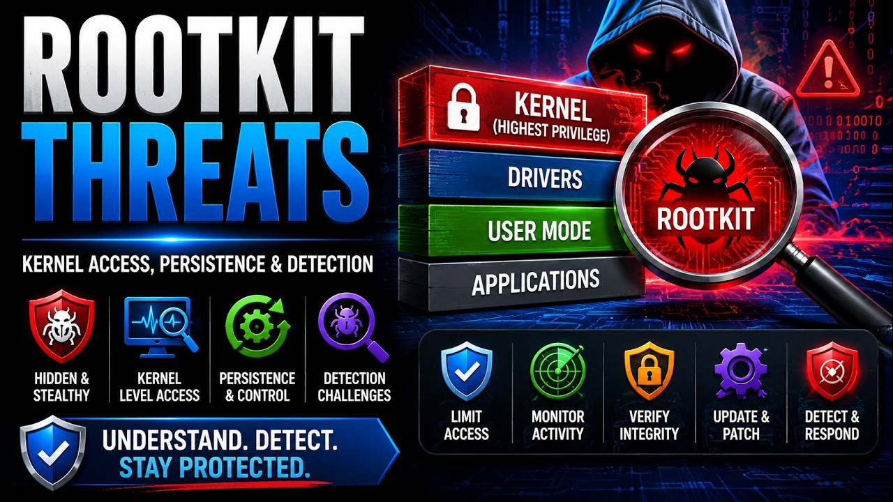 Rootkit Threats Explained: Kernel Access, Persistence & Detection