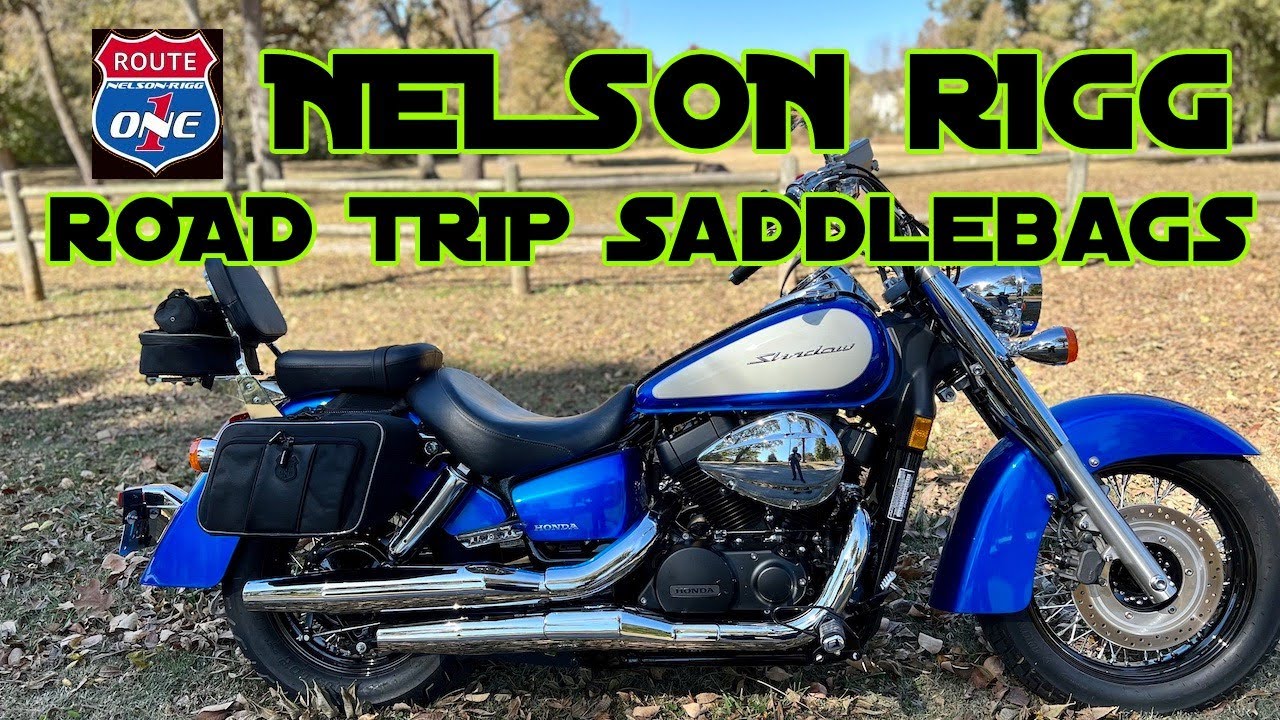 Best Saddlebags for your Cruiser Honda Harley Kawasaki - Nelson Rigg Road Trip #motorcycle