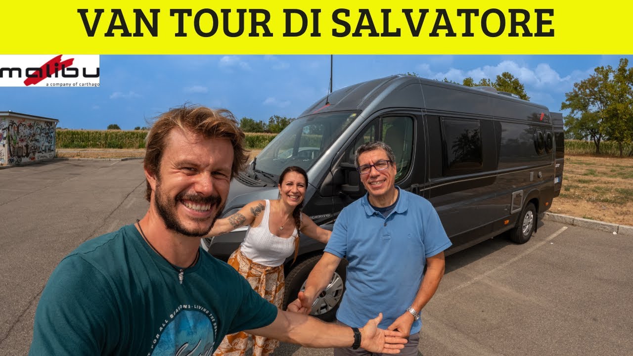 VAN TOUR 🔥 SALVATORE e il suo CARTHAGO MALIBU 🚐