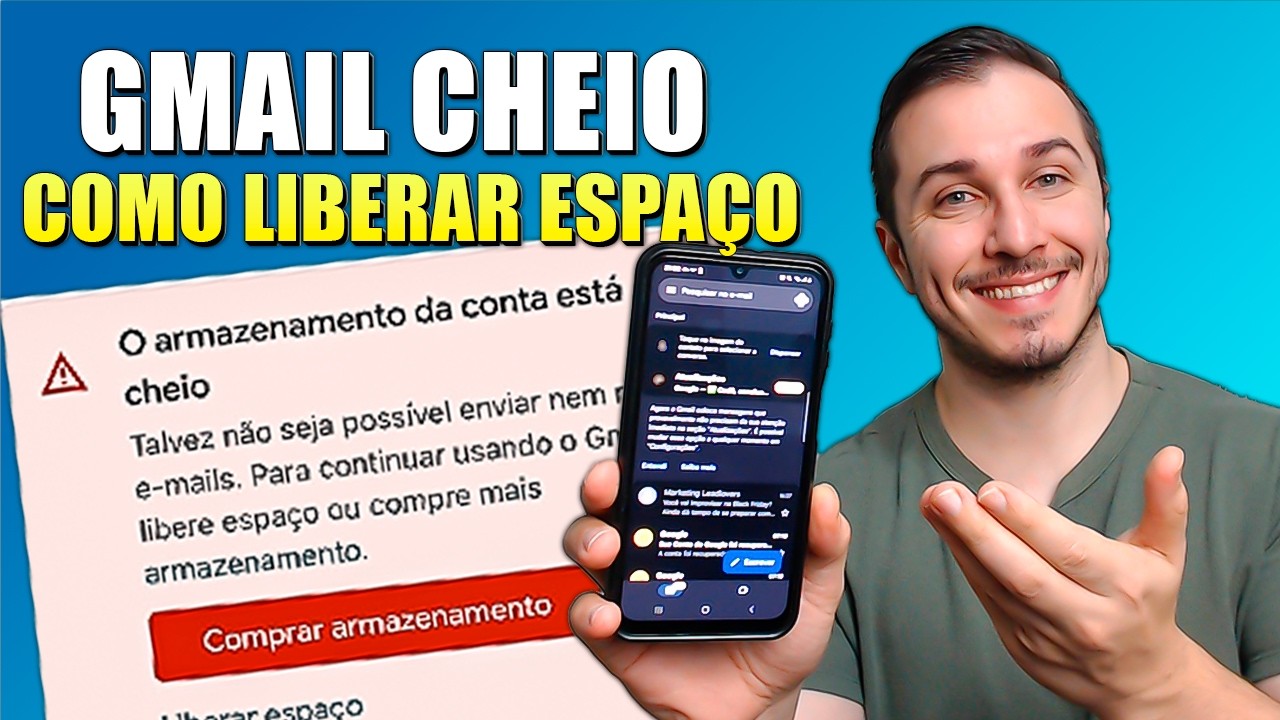 COMO LIBERAR ESPAÇO NO GMAIL DO JEITO CERTO EM 5 MINUTOS