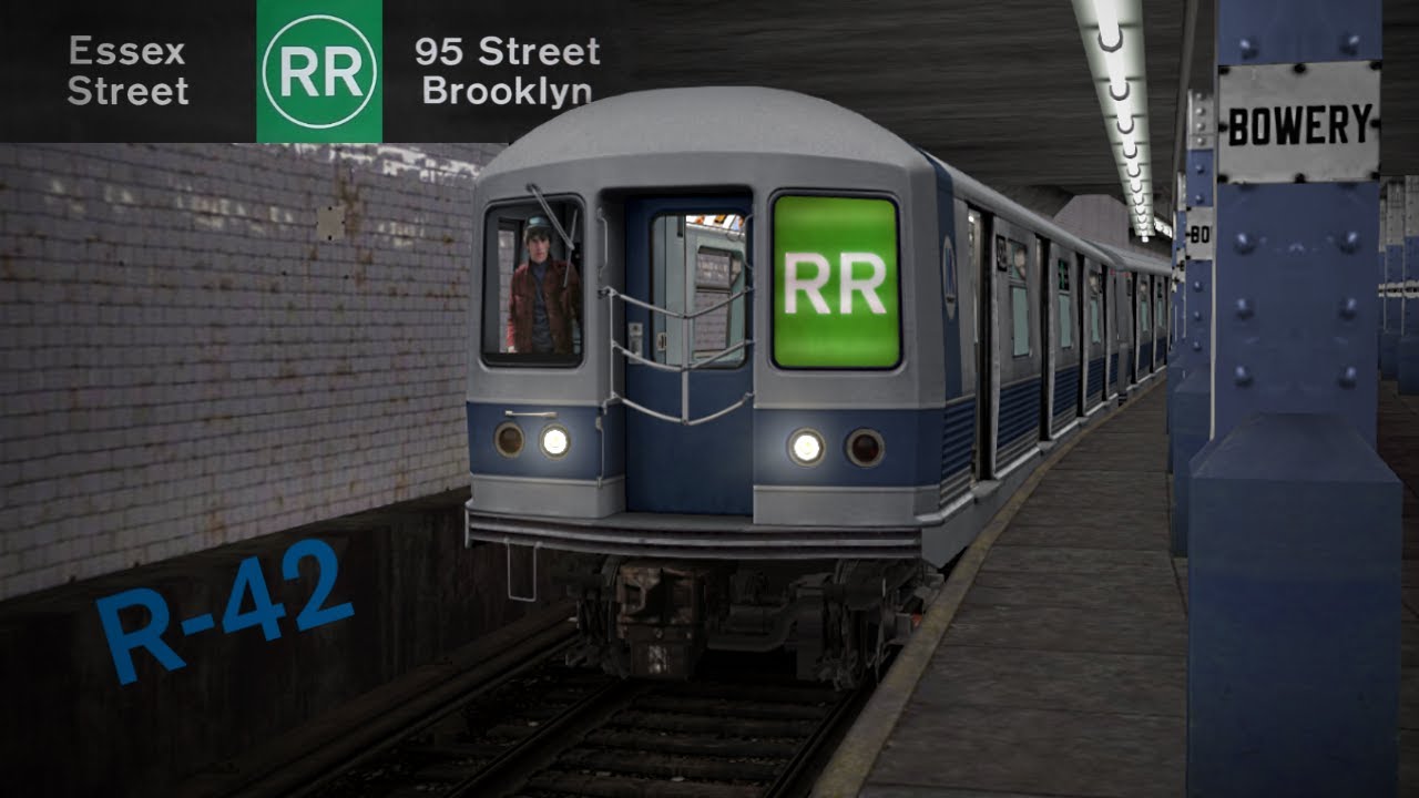 OpenBVE NYC Subway Special: R42 55th Anniversary Run to Essex Street on the RR Line!