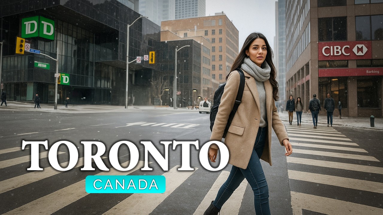 Yonge & Eglinton Neighborhood 🇨🇦 POV Toronto Walking Tour in Winter  ☃️