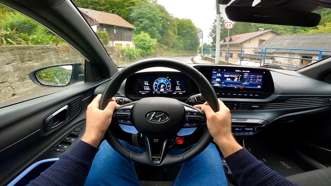 НОВЫЙ Hyundai i20 N 2022 - ПРИВОД И ОБЗОР POV test (204 л.с., громкий выхлоп)