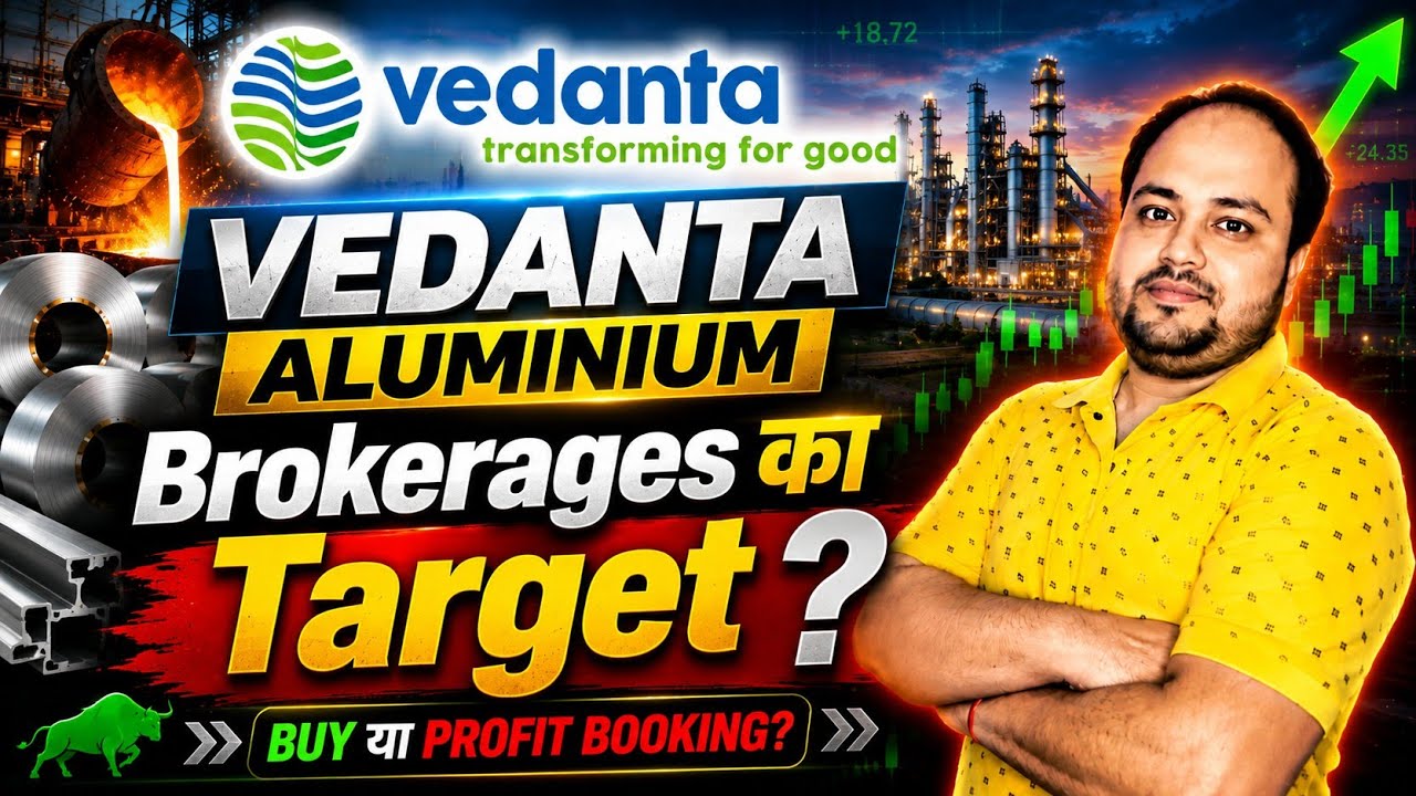 Vedanta Aluminium Share Analysis | Brokerage New Target 🚀 Buy or Sell?