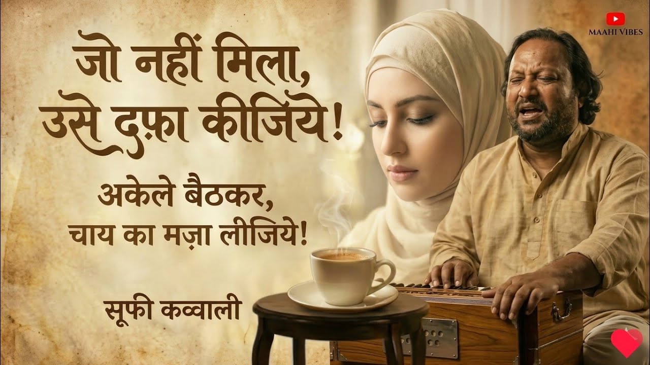 Jo Nahin Mila Use Dafa Kijiye | अकेले बैठकर चाय का मज़ा लीजिये | Chai Lover Qawwali | maahi vibes