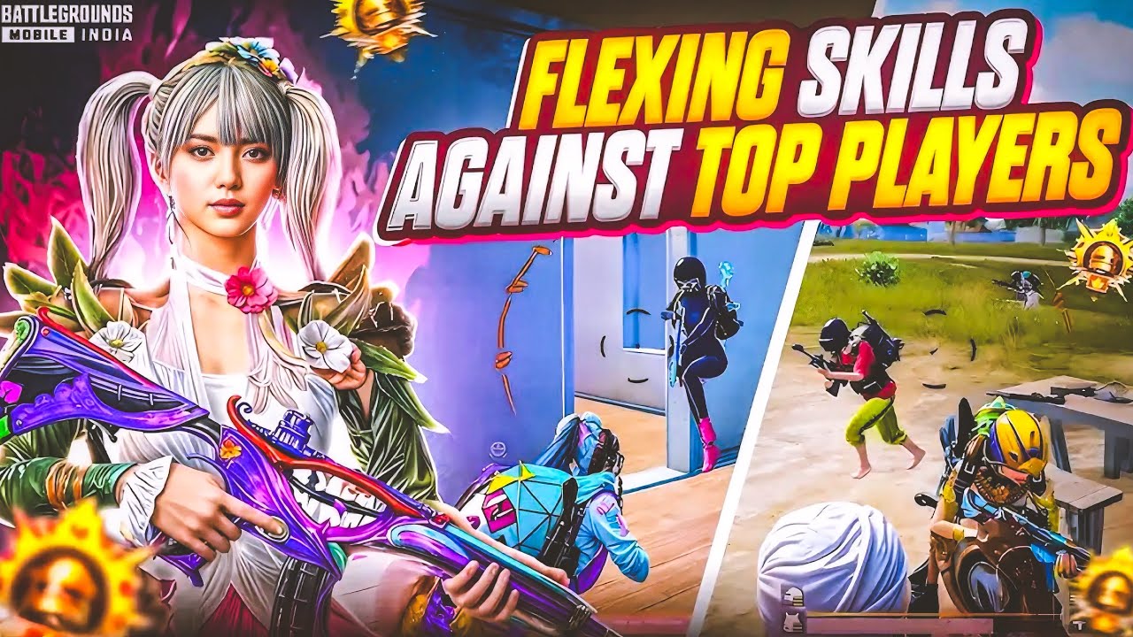 FLEXINKG SKILLS AGAINST TO PLAYERS 🔥1v4 CLUTCHES IN HIGHT TIRE LOBBY | BGMI