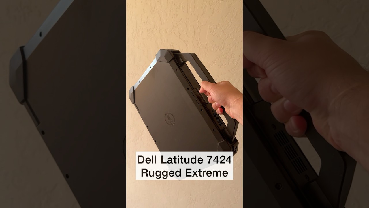 Dell Latitude 7424 Rugged Extreme - army laptop for the most difficult conditions! #war #army #dell