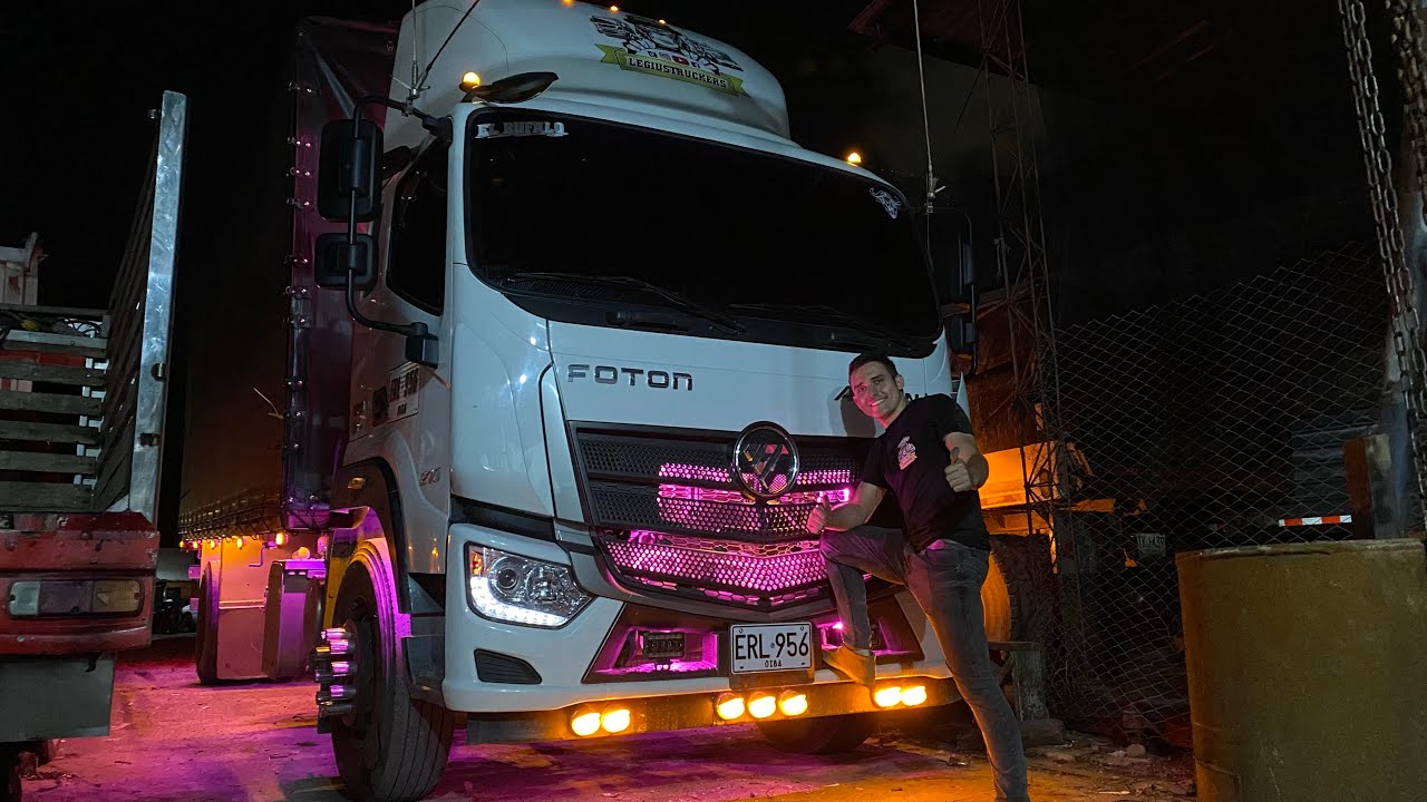 INSTALACION DE MODULOS  PARA ILUMINAR EL BUFALO I Foton Auman 270I