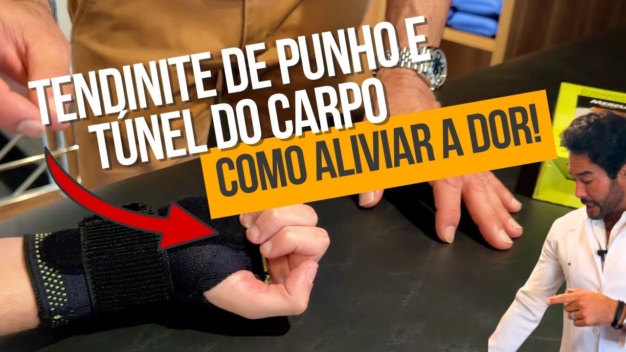 Munhequeira com Tala para Dor no Punho | Tendinite, T&uacute;nel do Carpo e Entorses