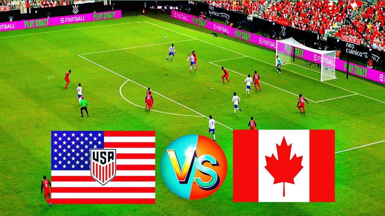 USMNT vs CANADA | 27 Feb 2026 - International Soccer Match | eFootball (4K) Gameplay 