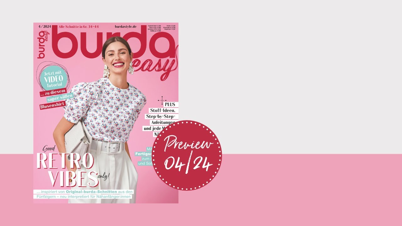 Einblick in die burda easy #4/24