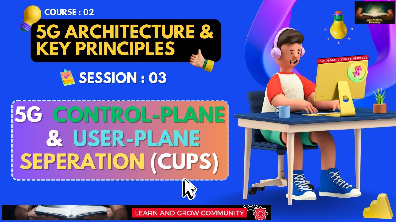 #03 ~ Why we need 5G Control Plane & User Plane Separation (CUPS) in 5G Architecture | Course 02 #5g