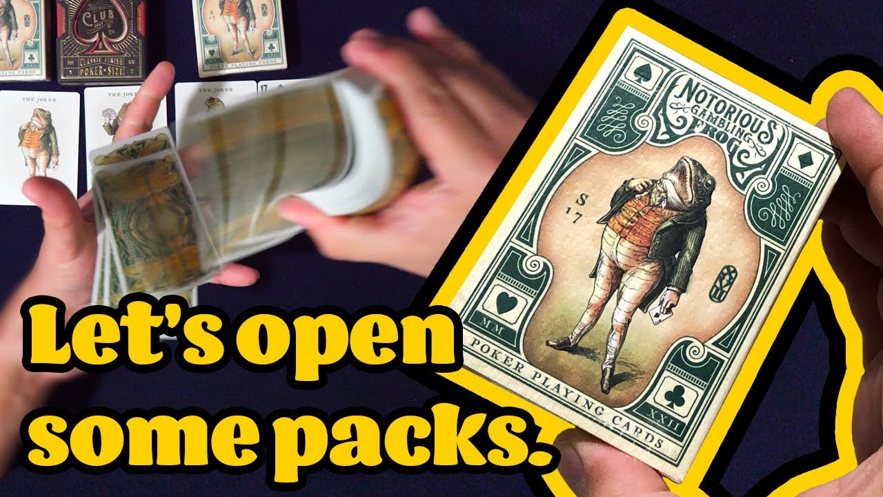 This is one of my favorite decks! The Notorious Gambling Frog by Stockholm17 Deck Review