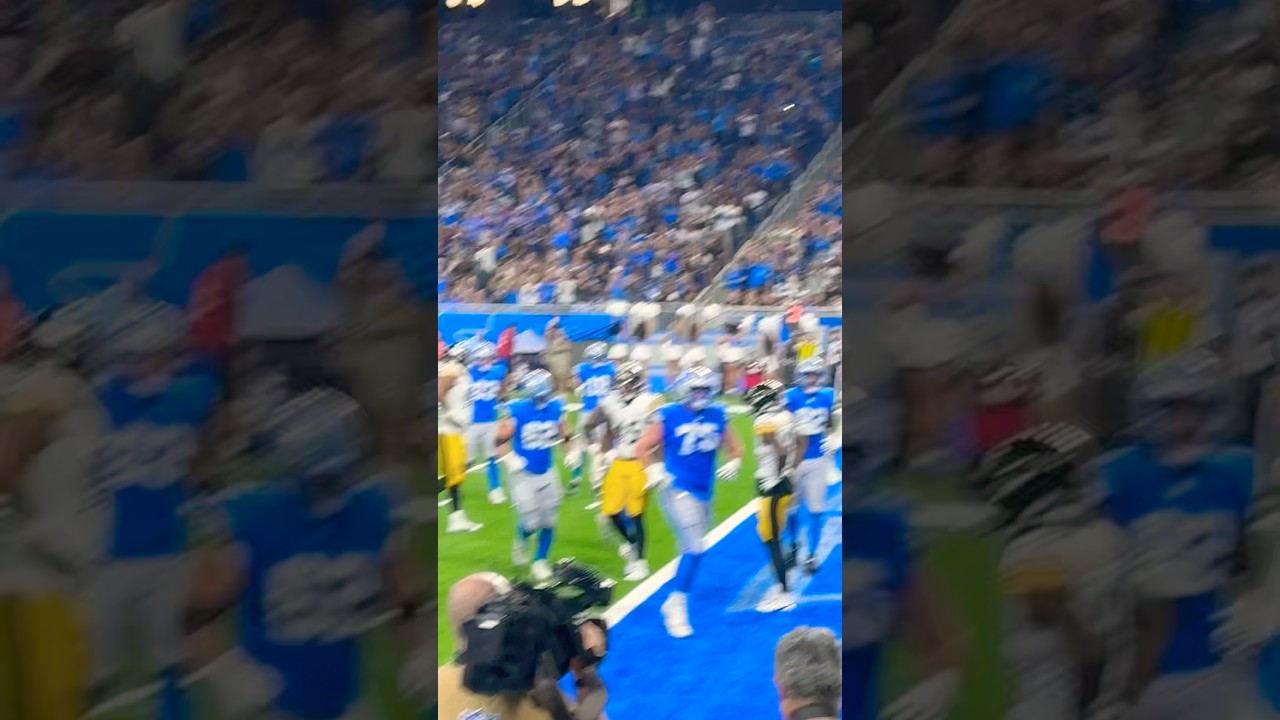 Steelers vs Lions August 2024 Jake Funk Touchdown #lions #detroitlions #steelers #nfl #football