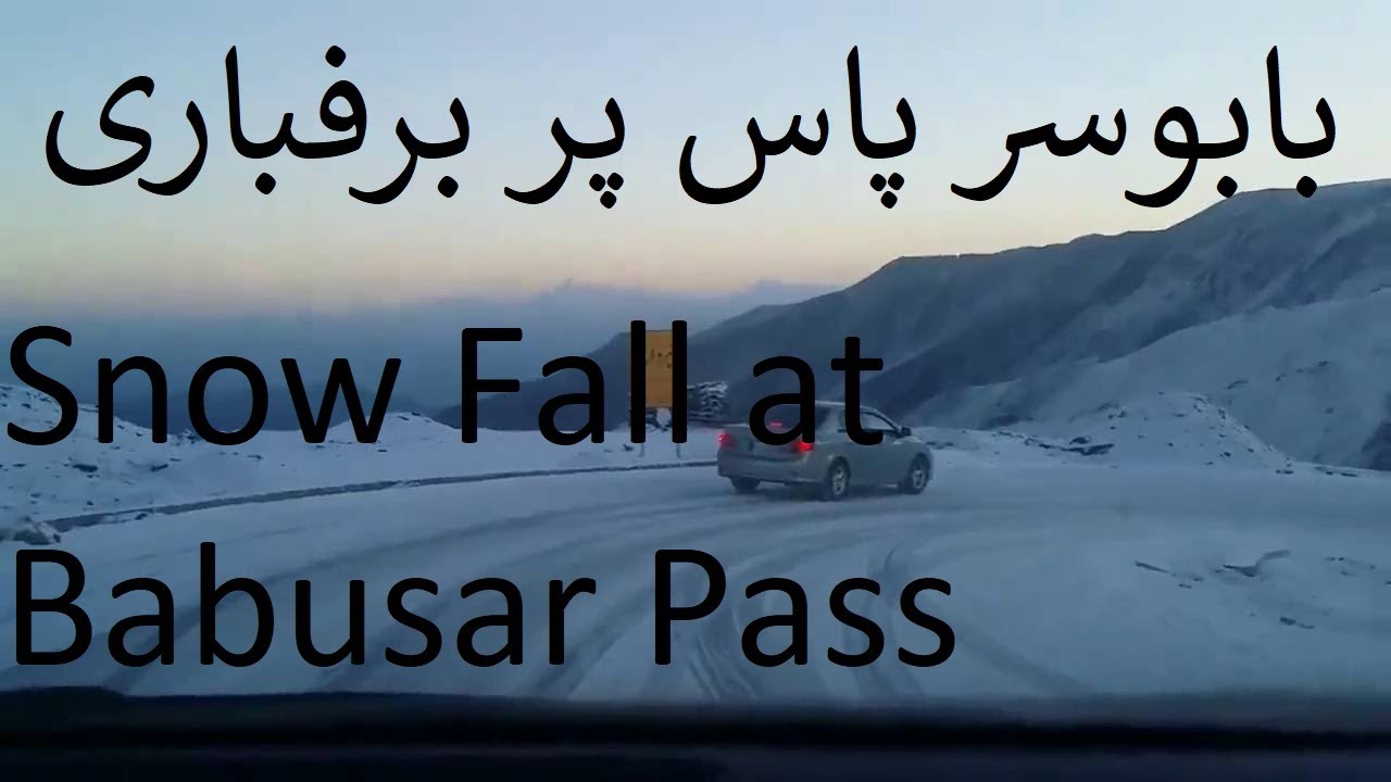 Failed Attempt to Cross Babusar Pass in Snow Fall 17th of June 2022