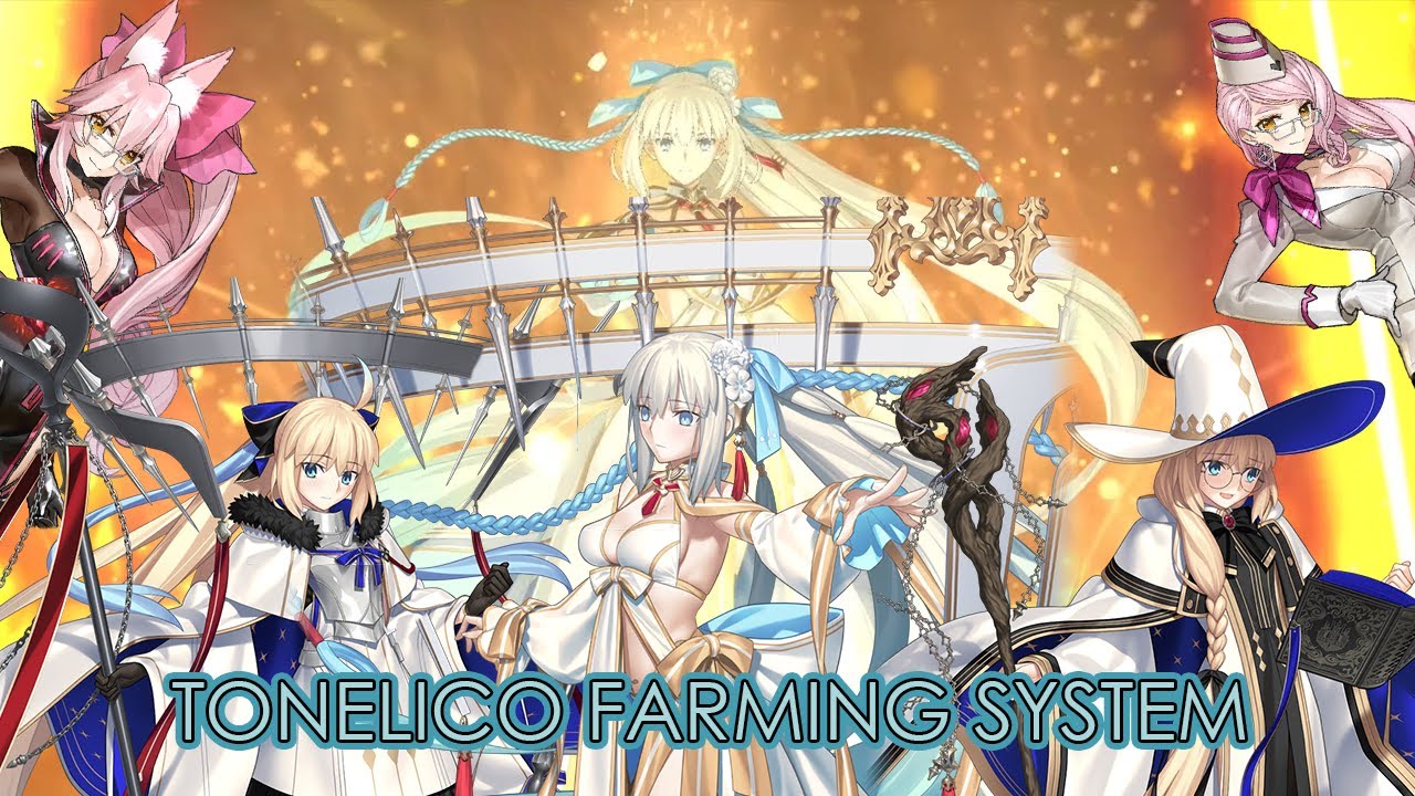 [FGO JP] Tonelico/Aesc/Summer Morgan Farming System showcase