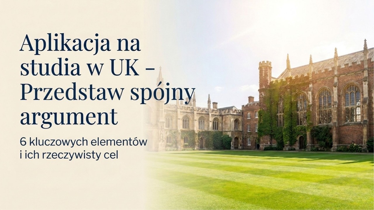 Jak aplikować na studia w UK? UCAS krok po kroku | 6 element&oacute;w skutecznej aplikacji