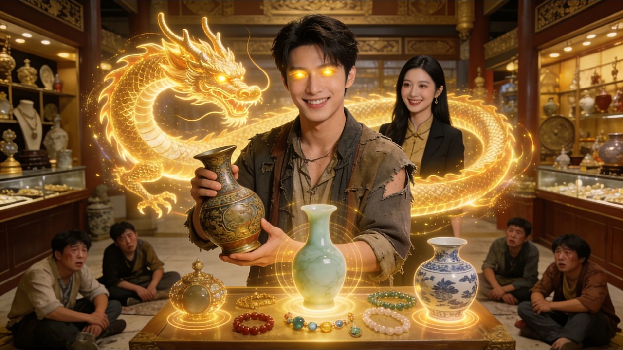 打破花瓶放出神龍，喜提透視神眼！古董店小透明趙銘，一眼看穿贗品騙局，順手幫美女老闆逆風翻盤。#热门短剧 #精彩影视 #短劇全集#熱門#熱門短劇推薦#短劇