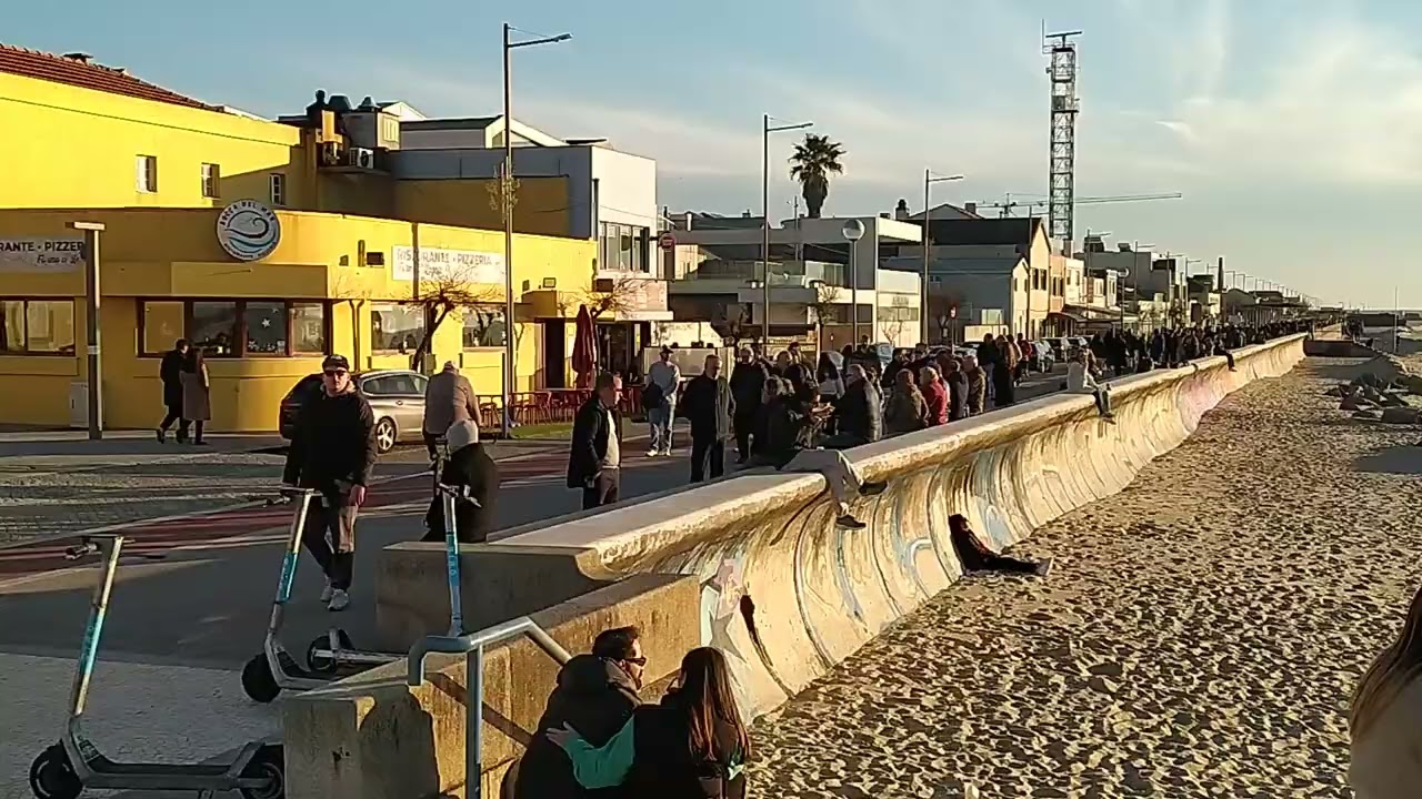 Espinho, Aveiro, Portugal. Área metropolitana do Porto. Sol ☀️ no último dia do ano. Bom ano novo 