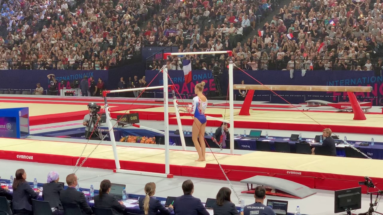 Juliette Bossu - finale barres - internationaux de france 2018