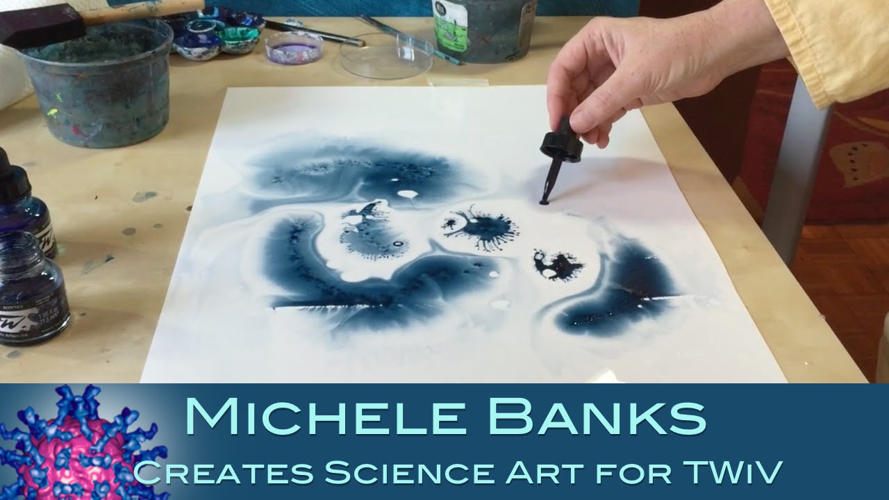 Michele Banks creates science art for TWiV