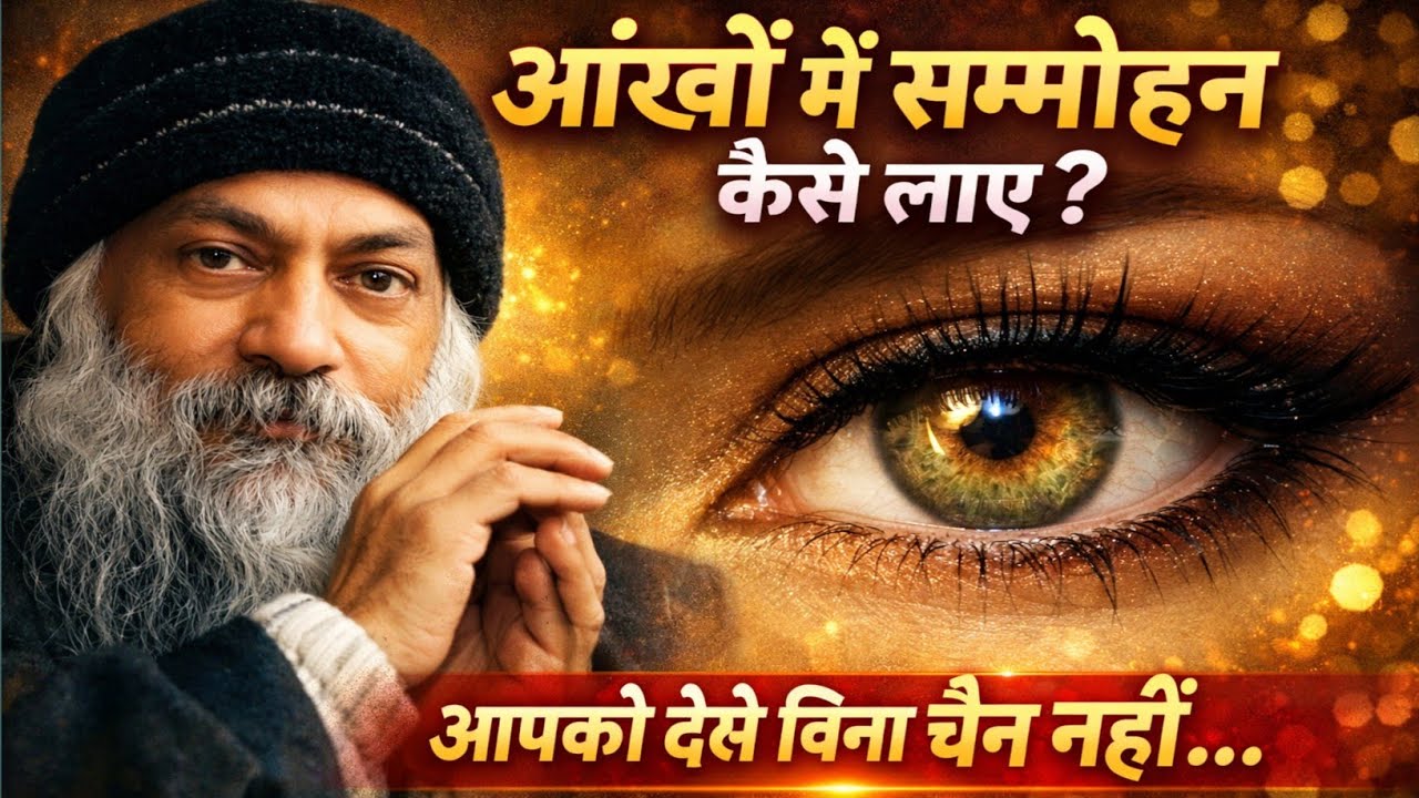 आंखों से सम्मोहन कैसे करें? मनुष्य में आकर्षित करने का गुप्त रहस्य! osho vani#osho Hindi speech
