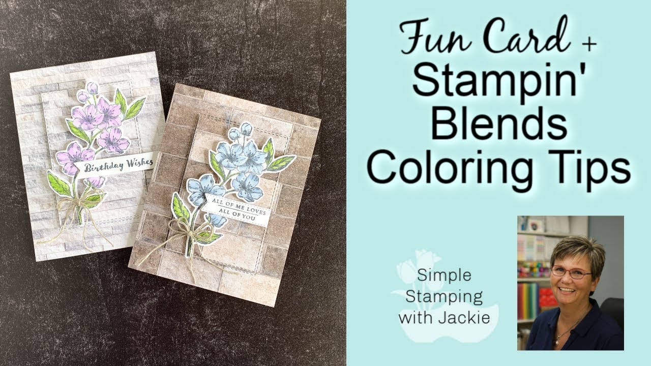 Научитесь раскрашивать с помощью Stampin' Blends — лучших спиртовых маркеров!