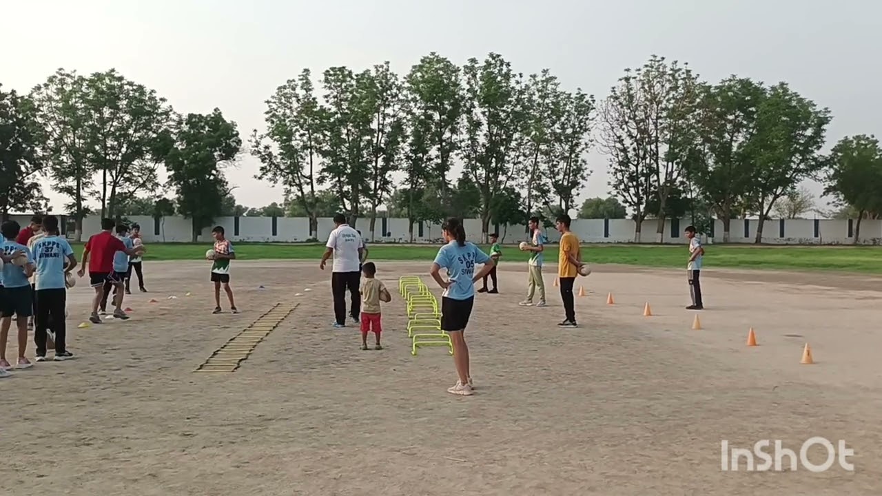 RUNNING EXERCISE OF FlTNESS BY ZIG ZAG CONES and Speed Agility Ladder SKPPS SIWANI.