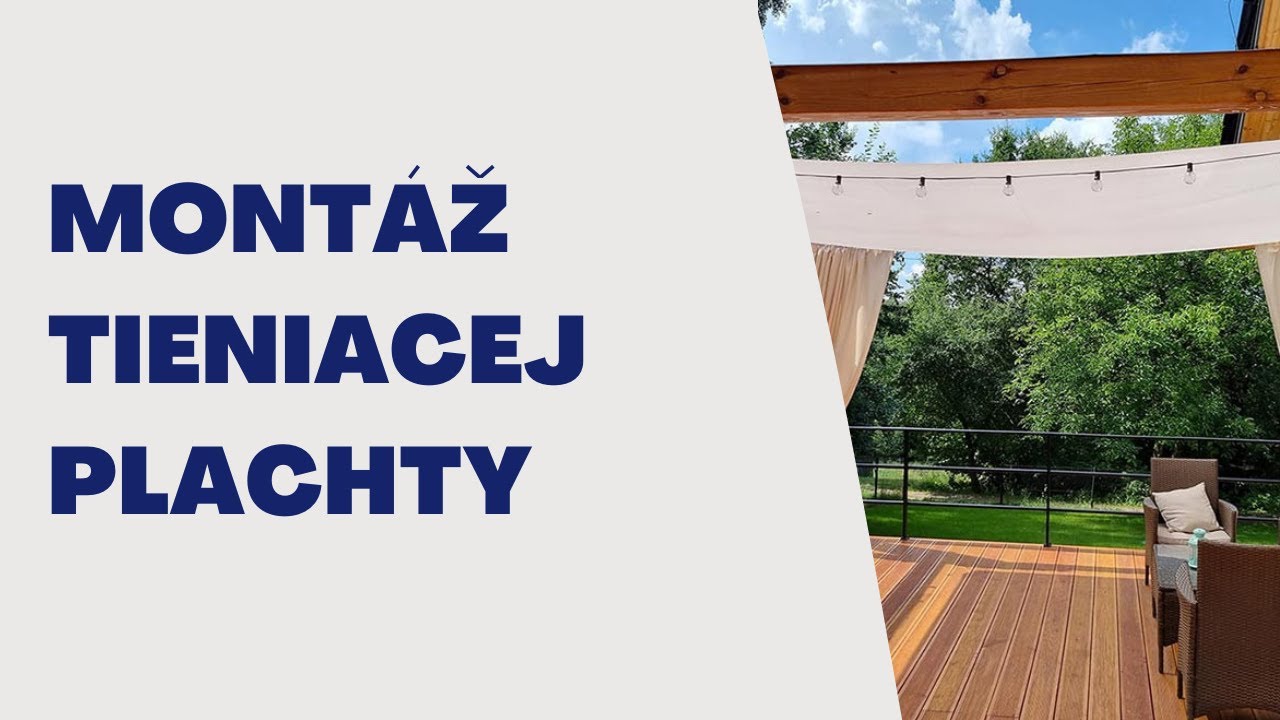 Návod na Montáž Tieniacej Plachty