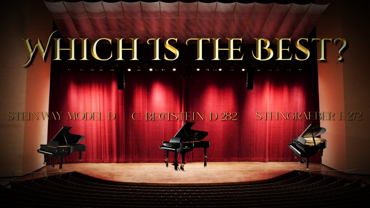 Which Piano Sounds The Best? - Steinway Vs. Bechstein Vs. Steingraeber. (PianoTeq 7)