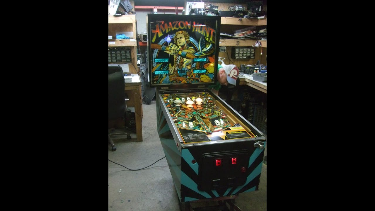 #375 Gottlieb AMAZON HUNT Pinball Machine -Nicest One You'll Find!  TNT Amusements