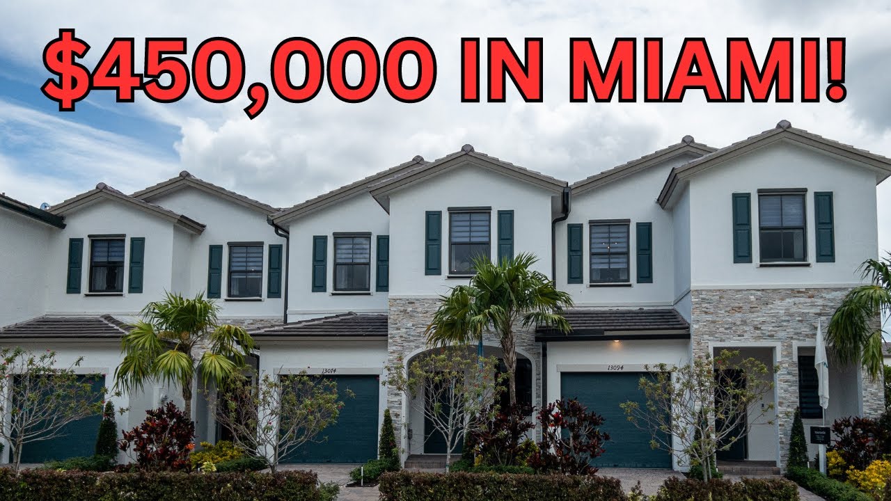 INSIDE A NEW MIAMI AFFORDABLE TOWNHOUSE TOUR | SIENA RESERVE | LENNAR | MIAMI REAL ESTATE