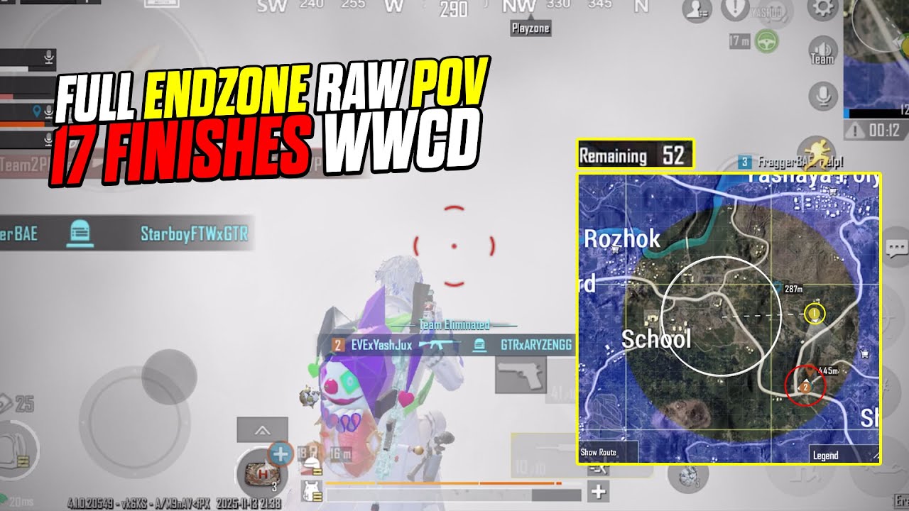Endzone Raw POV With Callouts | Dominating with New Team | iPhone 16 Pro | BGMI Competitive 🇮🇳