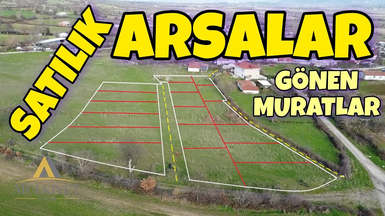 GÖNEN MURATLARDA SATILIK ARSALAR PROJELİ İNŞAATA HAZIR