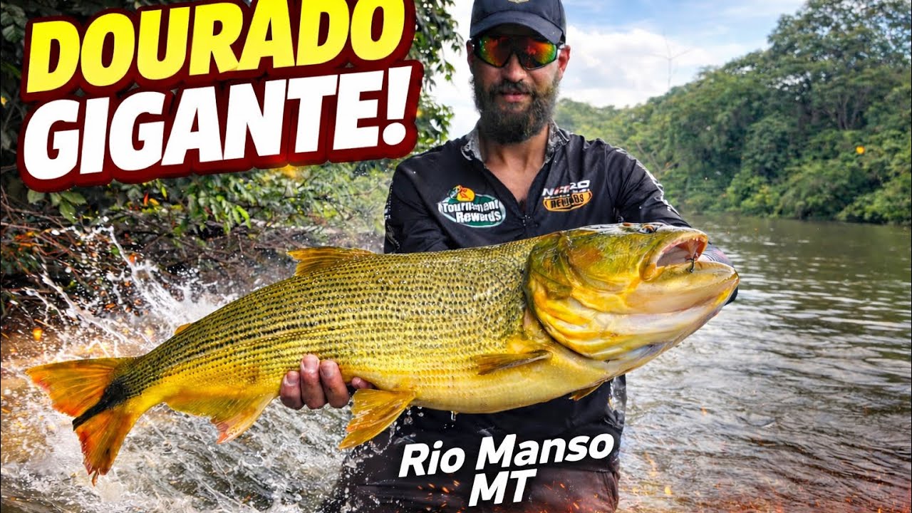 🎣 DOURADO NA LINHA Em CUIABA MT  