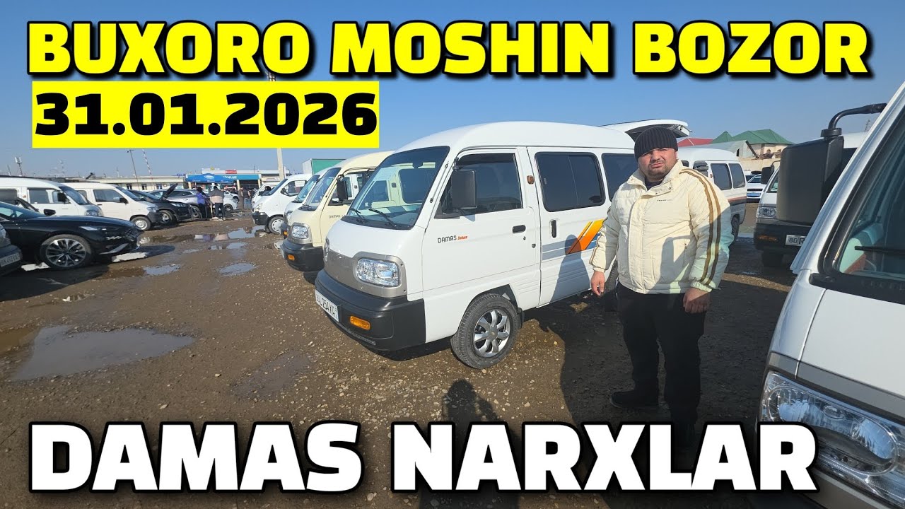 БУХОРО МОШИН БОЗОР 01.02.2026. ДАМАС НАРХЛАР ТУШЯПТИ 😱