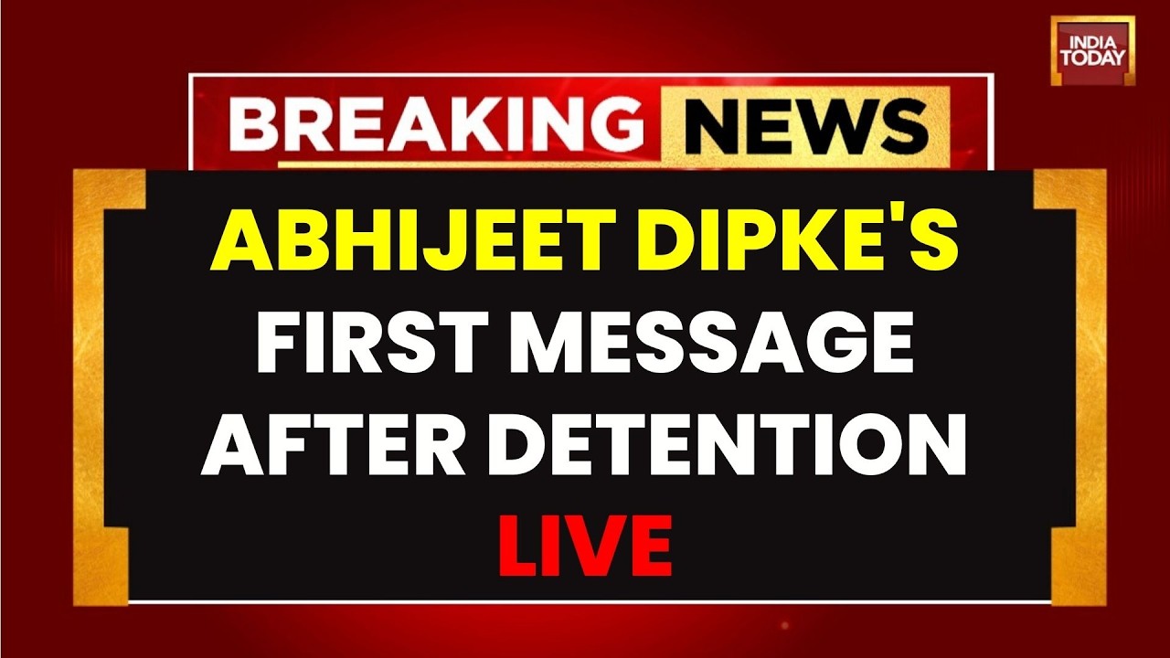 LIVE: Abhijeet Dipke&rsquo;s First Message After Detention | CJP Protest | Delhi Protest