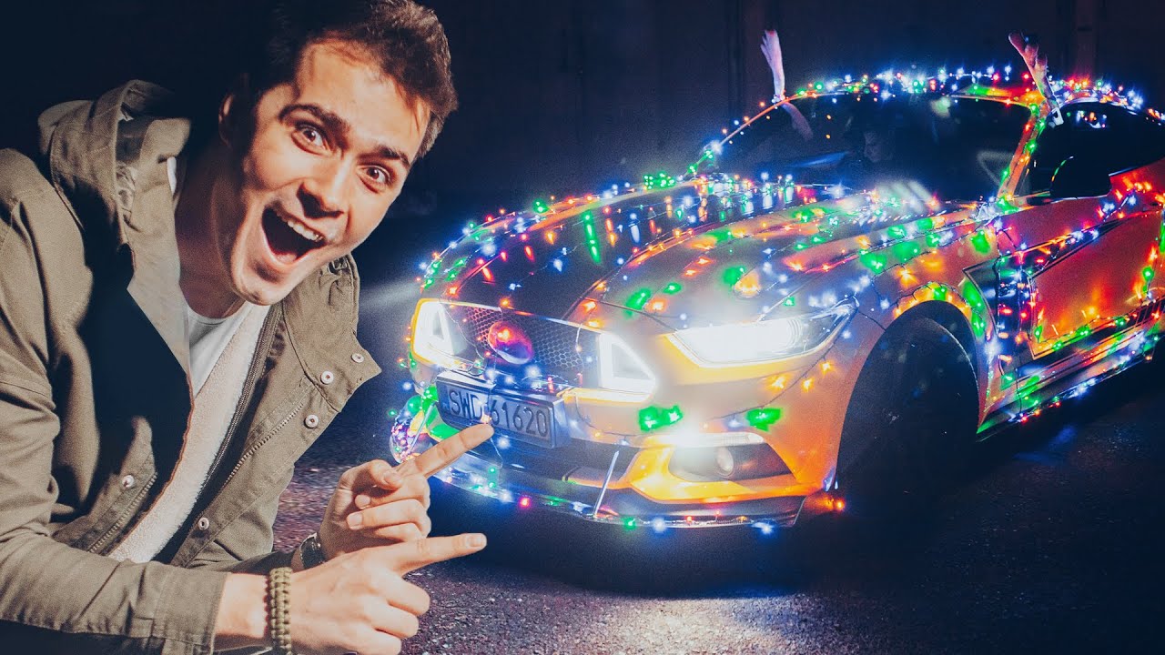 1000 LAMPEK NA MUSTANGU! STROIMY AUTO JAK CHOINKĘ!