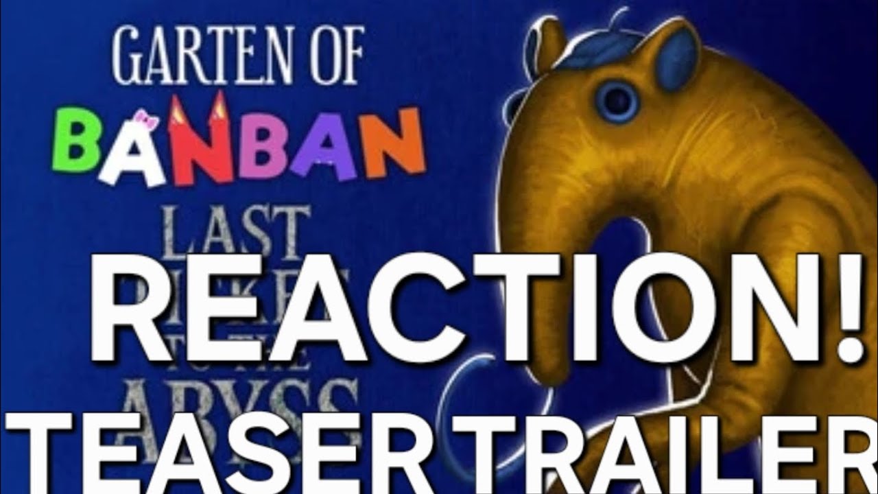 Garten Of BanBan 9 Offical Teaser Reaction!