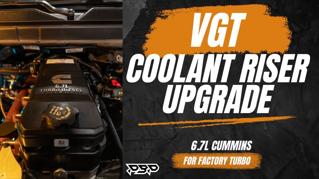 CUMMINS 6.7L TURBOCHARGER COOLANT RISER HOT FEED INSTALL! 